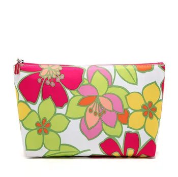 

2019 Flowers cosmetic bag for women ladies fashion cosmetic case high capacity wash bag MM7