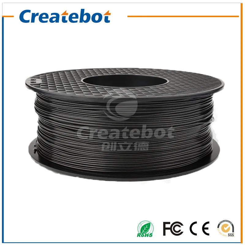 

2016 Free Shippment Black 1kg ABS Filament 1.75mm Temperature 230 Createbot ABS 3D Print Filament on Sale