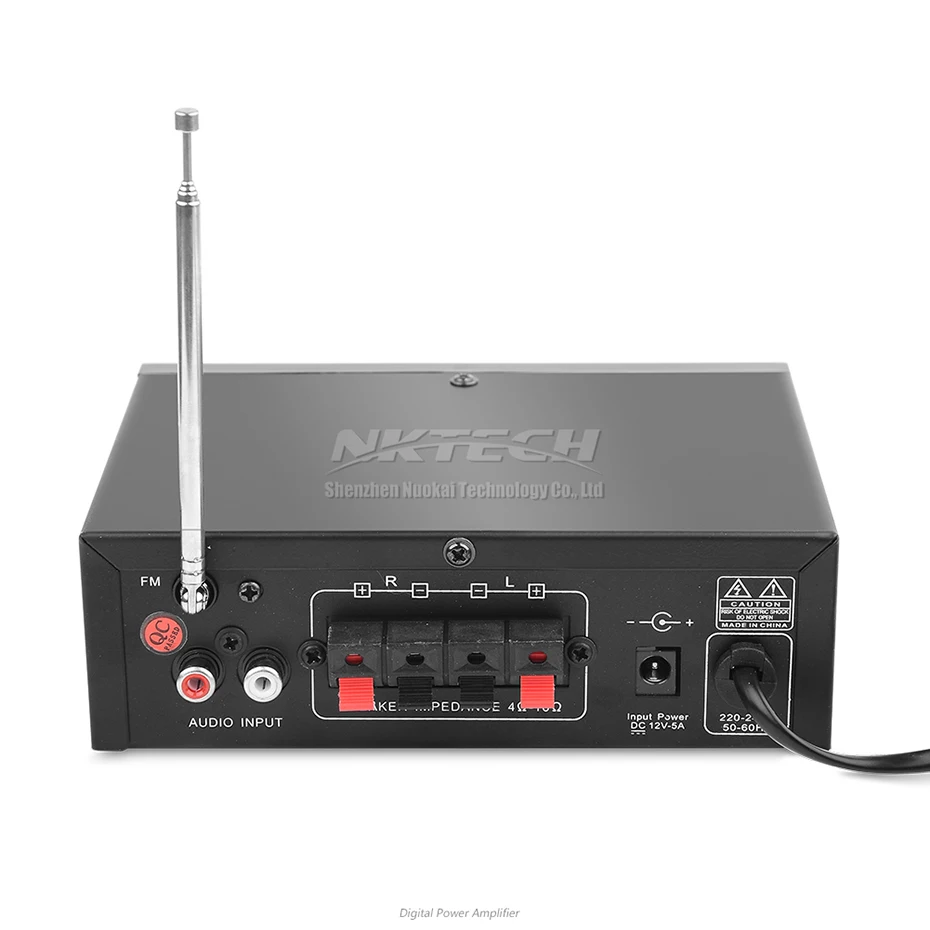 Автомобильный усилитель мощности Kinter T1 цифровой аудиоплеер Bluetooth 2CH 25 Вт RMS Hi Fi