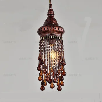 

Bohemia creative personality pendant lights Mediterranean Southeast Asia Thai color diffuse coffee pendant lamps ZA626 ZL52