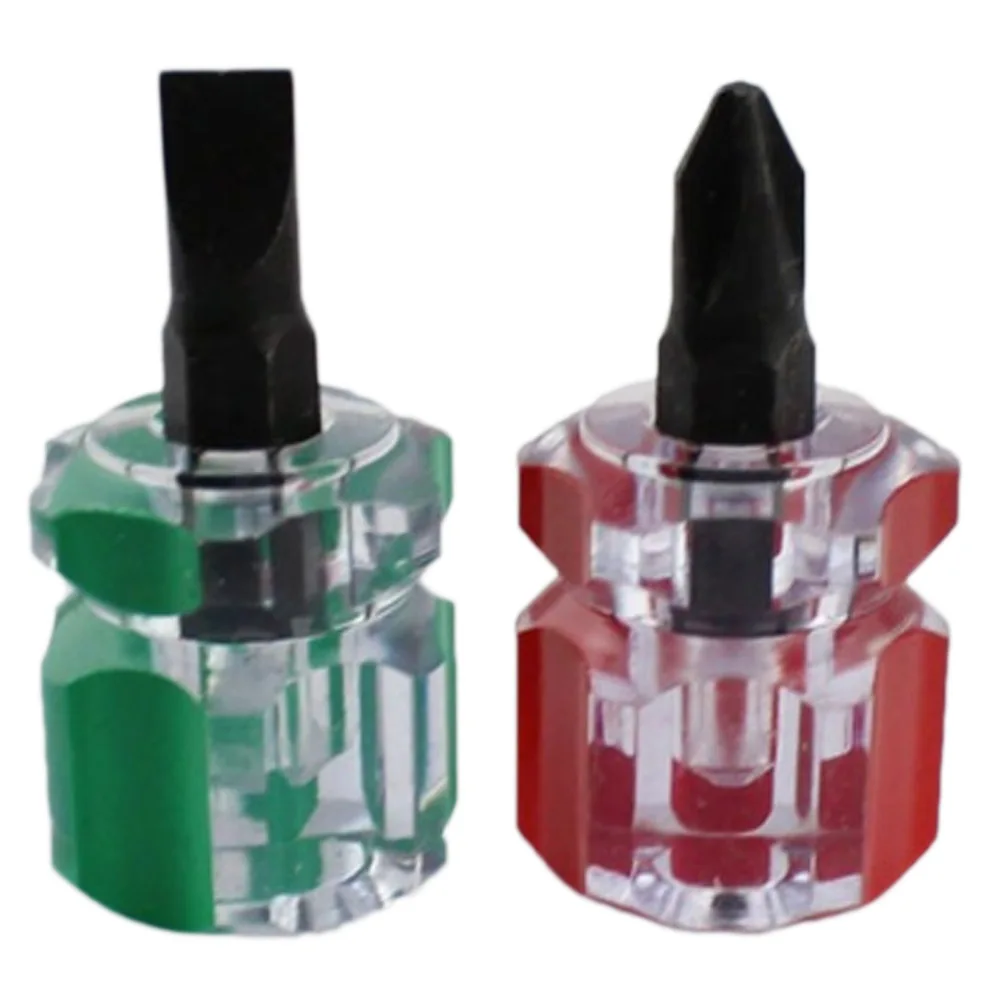 Pocket Portable Mini Screwdriver Flexible Double End with Non slip Massagein Screwdriver from