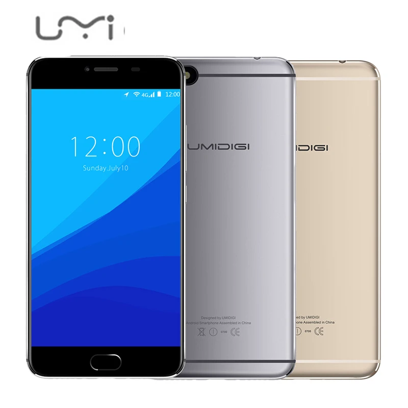 Original Umidigi C Note Mobile Phones MT6737T Quad Core 32G ROM 3G RAM 5 5 Inch