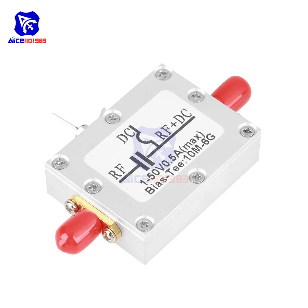 10 МГц-6 ГГц RF смещение тройник DC блоки для HAM Радио RTL SDR LNA низкий уровень шума усилитель с оболочкой