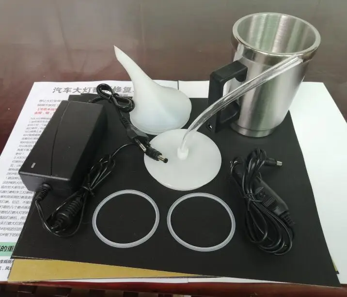 

220V/110V headlight liquid heated cup car headlight restoration kit