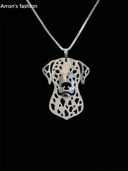 

Trendy Dalmatian pendant necklace women plated silver dog jewelry statement necklace men cs go online shopping india