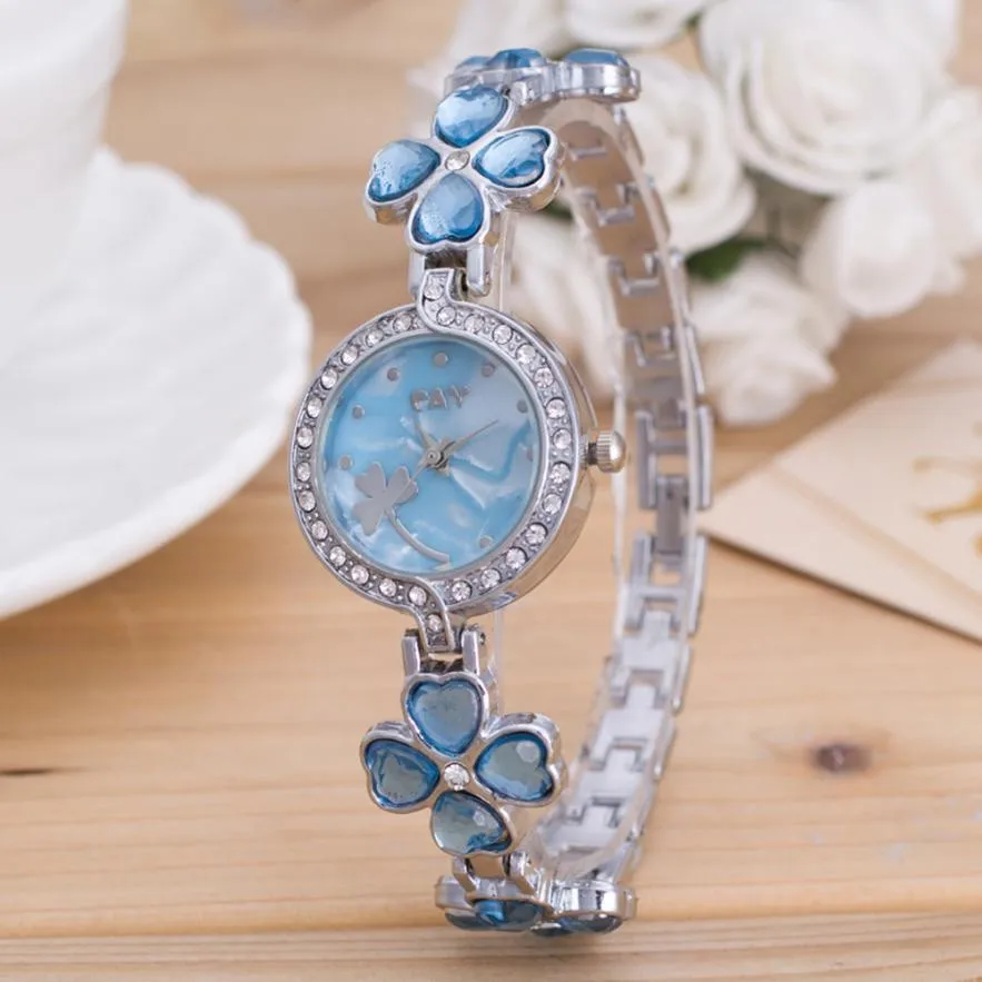 Изысканные Новые модные женские часы-браслет минимализм стразы золотые наручные часы из нержавеющей стали повседневные стильные reloj B7