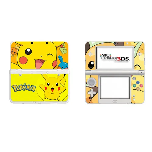 Виниловая наклейка на кожу наклейка на 3DS Skins наклейка s для NEW 3DS виниловая Защитная Наклейка-для Pokemon GO Pukachu - Цвет: N3DS0080