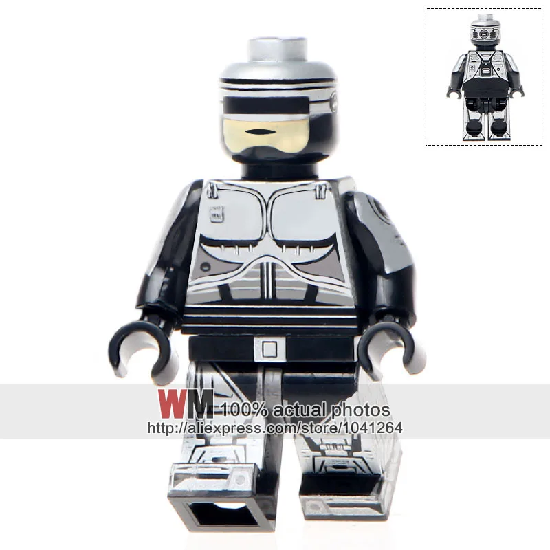 

20pcs/lot WM306 Robocop Custom Made Mini Dolls Ghost Of Sparta Kratos Ultimate Building Blocks Children Gifts Toys