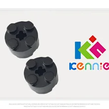 500 г/лот Kennie DIY MOC строительные блоки совместимый № 3941/№ 6143 2x2 круглый кирпич с перекрестным отверстием высокий кирпич D = 16 Вт. Крест