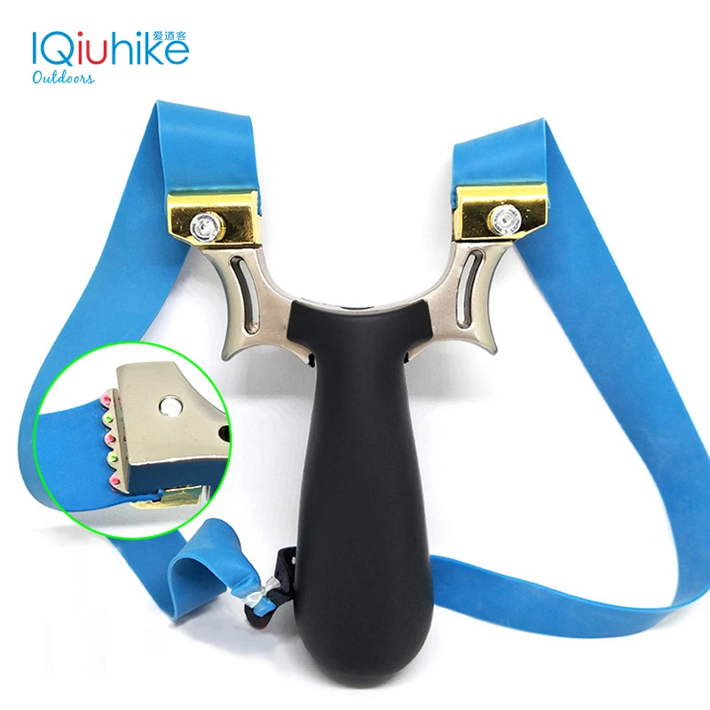  IQiuhike Professional Powerful Zinc alloy Multiple Sight Systems+light Slingshot for Hunting Shooti
