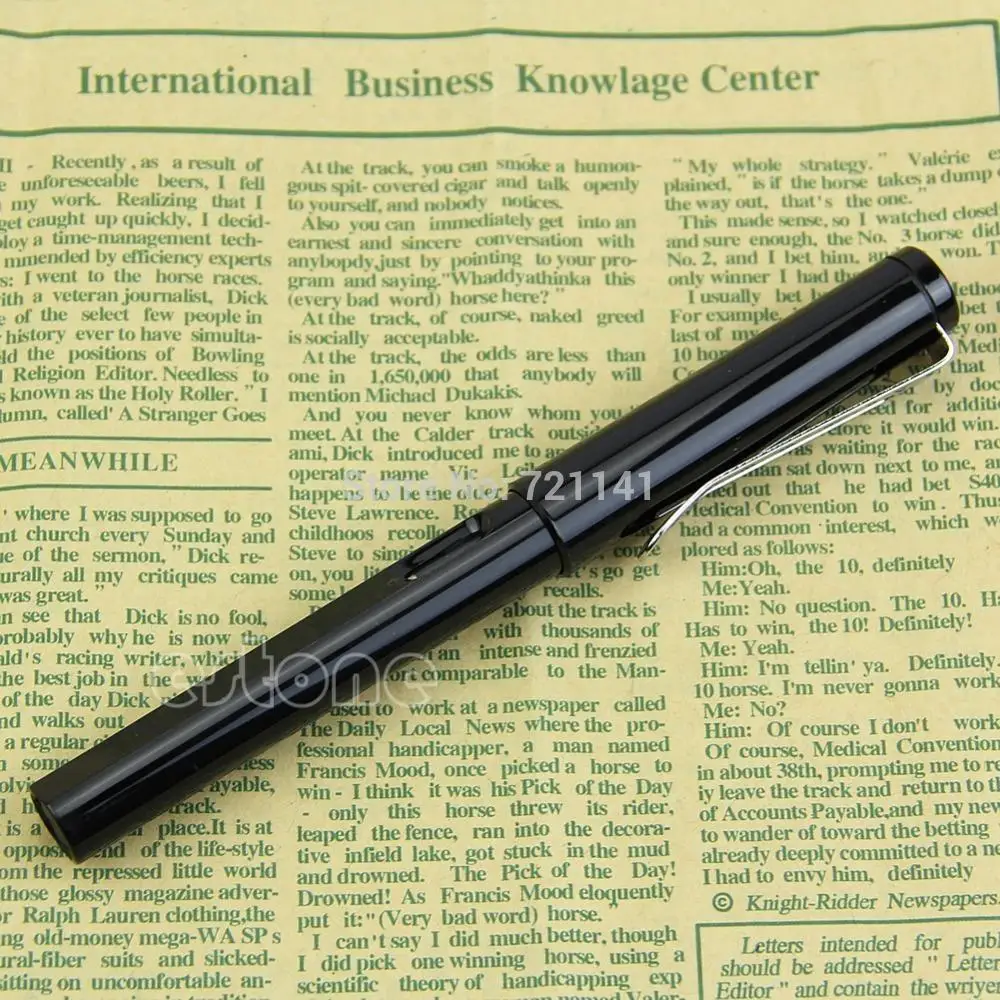 Ручка перьевая J34 Jinhao 599A с пластиковой крышкой и корпусом 3 цвета | Канцтовары для