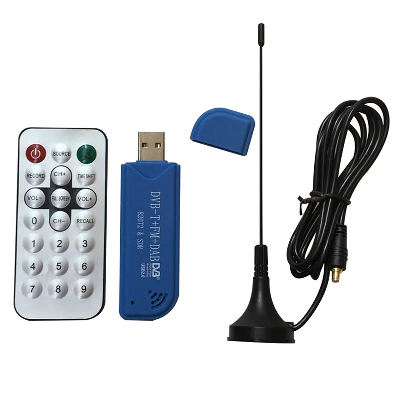 

Top Deals Mini 2 SDR & DVB-T USB Stick (RTL2832 + R820T2) with Antenna and Remote Control