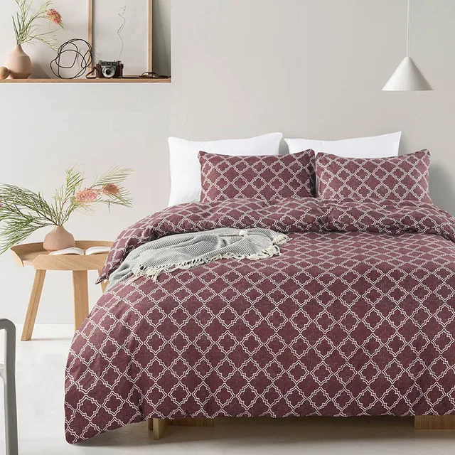 Special Offers Geometric Plaid Pattern Comforter Bedding Set Bed Sheet Pillowcases 2/3pcs Quilt Cover Bed linen Twin Queen King Size Special Offers Geometric Plaid Pattern Comforter Bedding Set Bed Sheet Pillowcases 2/3pcs Quilt Cover Bed linen Twin Queen King Size