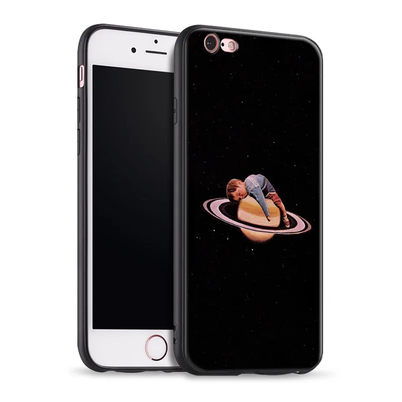 

Psychedelic art sleep Tpu Soft Silicone Phone Case Cover Shell For Apple iPhone 5 5s Se 6 6s 7 8 Plus X XR XS MAX