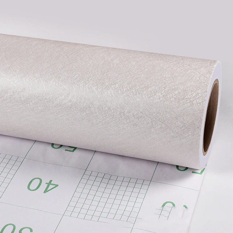 

50M PVC Self Adhesive Wallpaper Furniture Renovation Stickers Waterproof Kitchen Cabinets Wardrobe Door Decorative Living Room