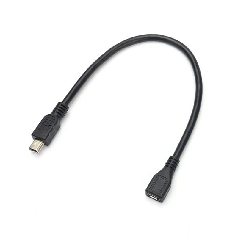 Зарядки USB кабель для передачи данных 2,0 мини 5-контактный разъем Micro USB переходник с внутренней резьбой 0,25 м GDeals