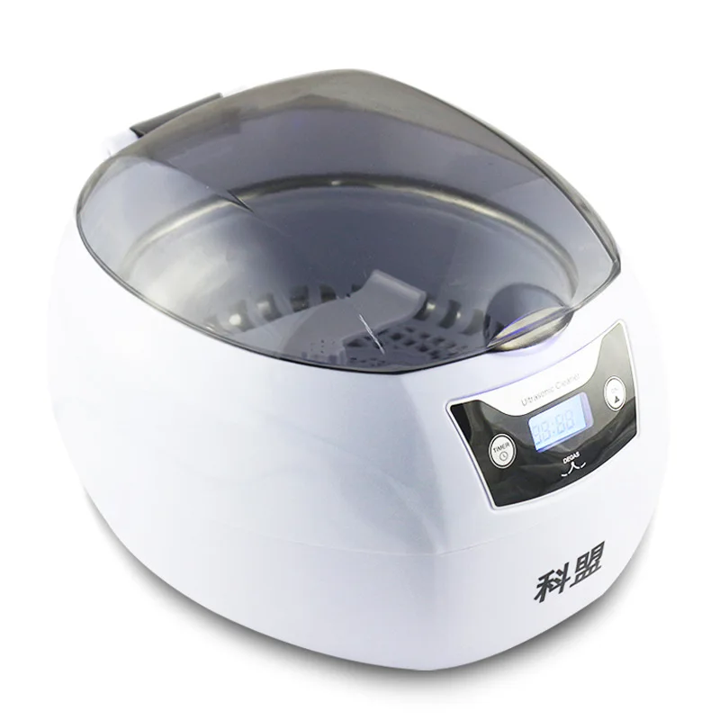 

750ML Capacity Desktop Ultrasonic Cleaner Convenient Fast Cleaner for Glasses Jewelry Watch Time Setting Degas Function