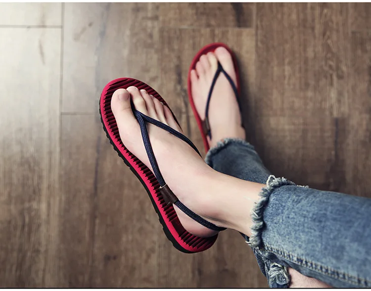 M-anxiu/ летние сандалии с открытым носком; выразительные стильные тапочки на мягкой резиновой подошве; Мужская дышащая Повседневная пляжная удобная летняя обувь