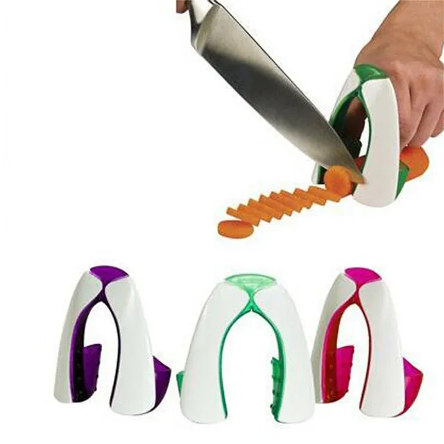 Hard Plastic Shield Safe Slice Dice Knife Guard Fingers Protector