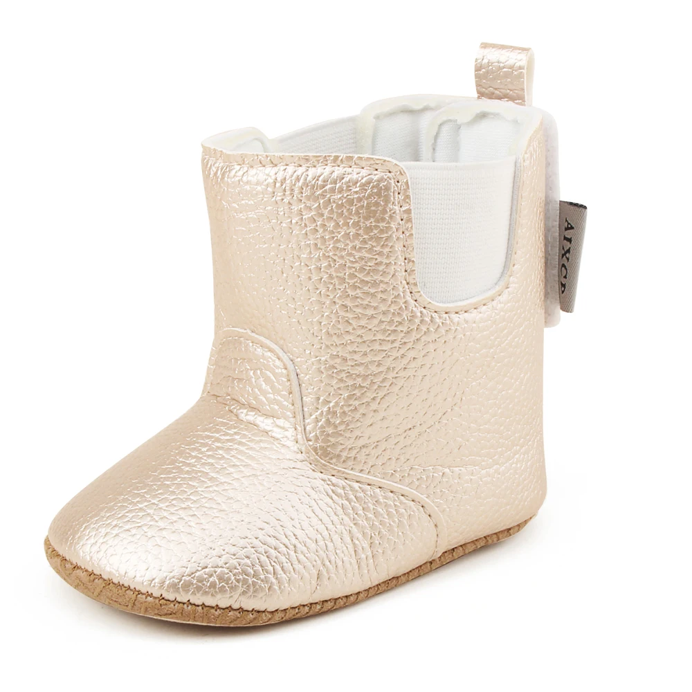 Delebao/Новинка года; дизайнерские детские ботинки из искусственной кожи; мягкая зимняя теплая обувь для маленьких девочек; модная детская обувь для детей