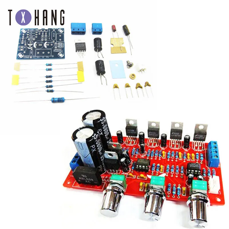 20 Вт HIFI LM1875T моно канальный усилитель плата стерео аудио модуль комплект для DIY