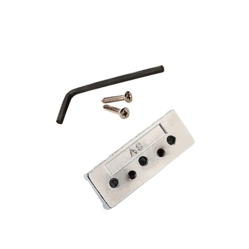 

Guitar Nut String Lock Metal Silver and Wrench For FR 6 string