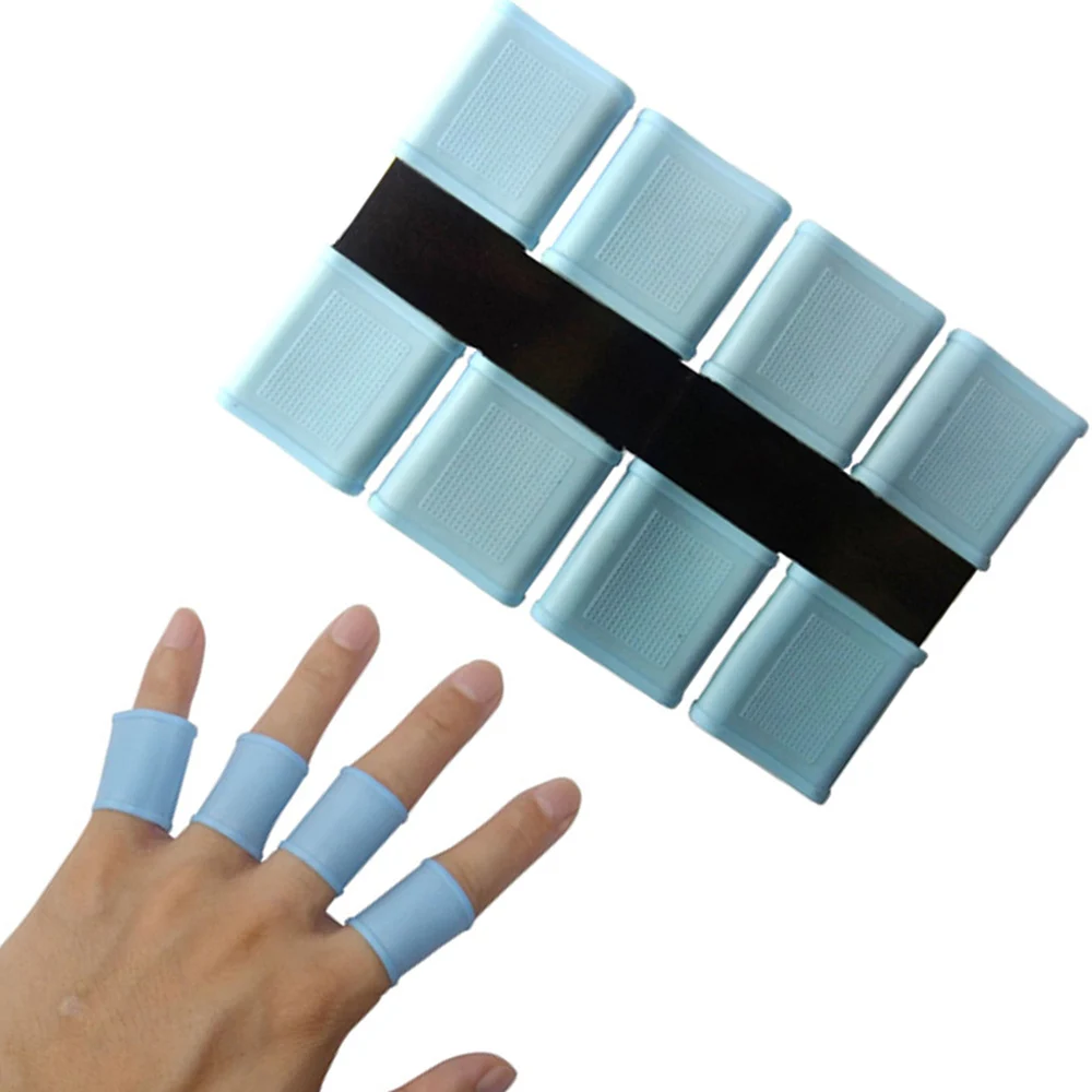 Caiton 8 قطعة/الحزمة حسنا قبضة اعب غولف جولف فنجر باند مجموعات سوينغ الإيدز الوظيفية المطاط إصبع المهد