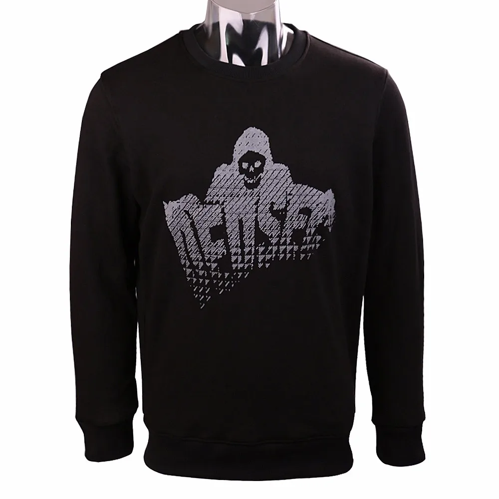 Game Watch Dogs 2 Marcus Holloway Long Sleeve Hoodies Men's Cosplay 100% Cotton Black Sweatshirts Halloween Christmas Gift (2)