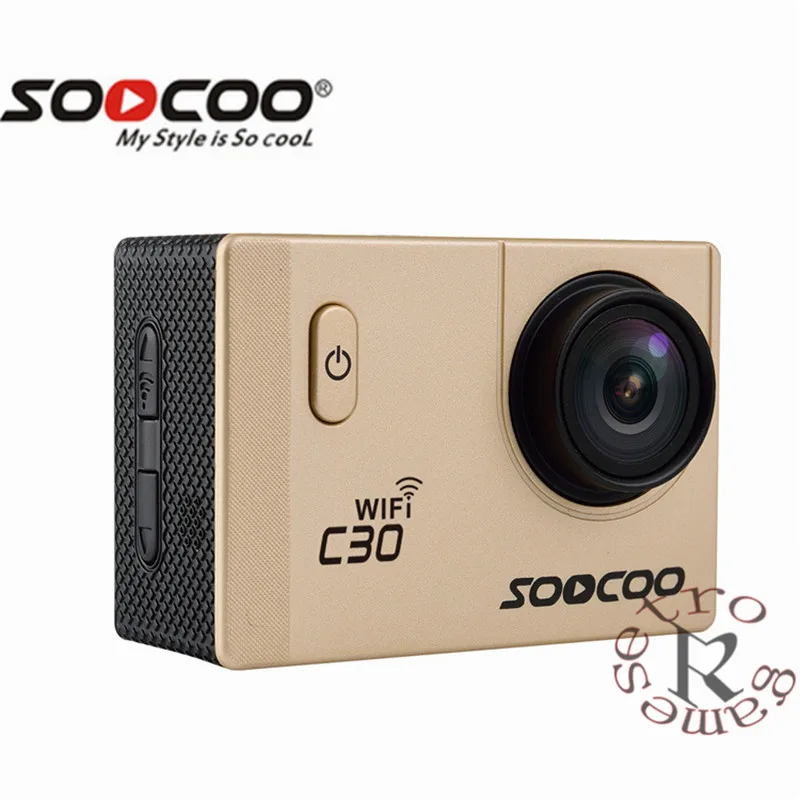 Оригинальная Экшн камера SOOCOO C30 / C30R 20 МП 4K Wifi Ultra HD 1080P/60FPS Go Водонепроницаемая мини