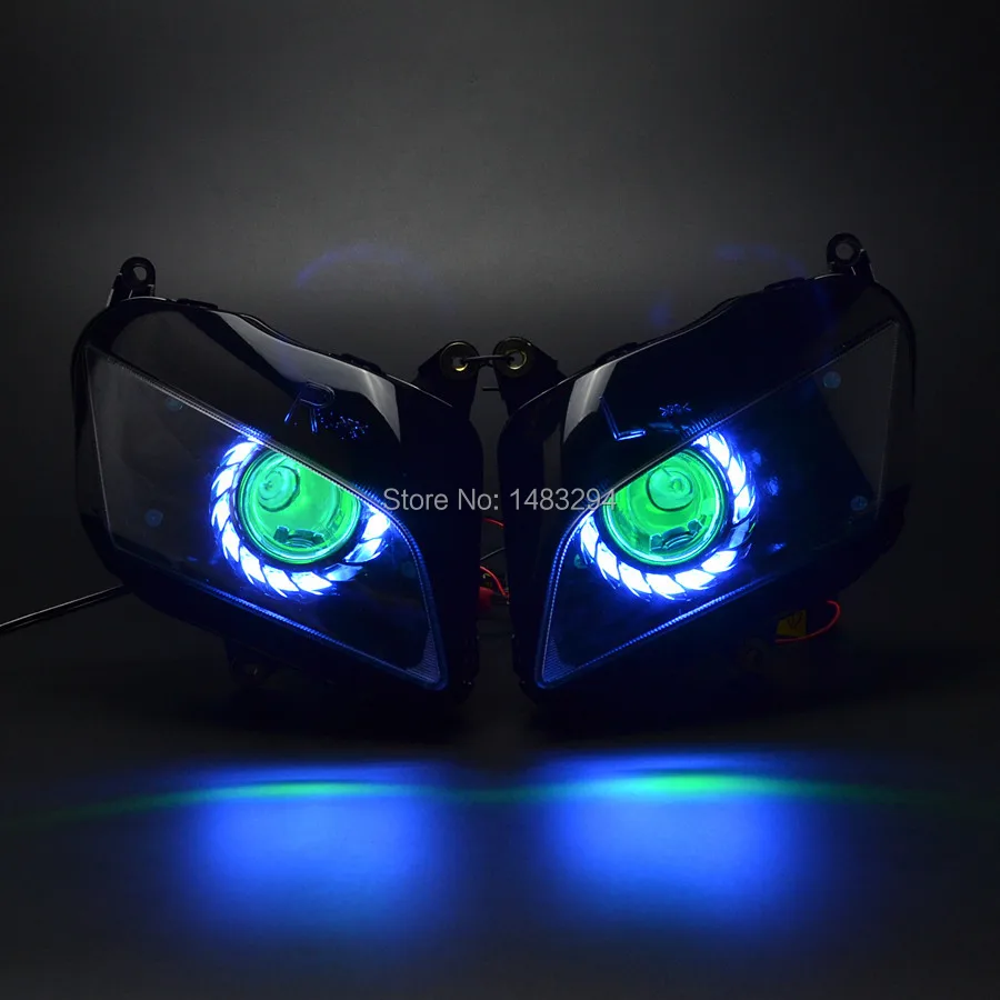 Custom Conversion Projector Headlight Blue Angel