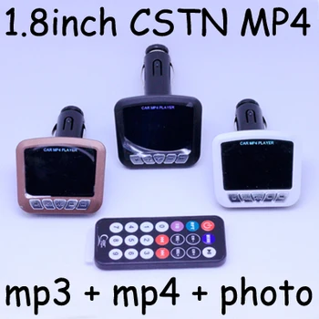 

Free shipping CSTN Car MP3 MP4 1.8" Player FM Transmitter SD/MMC/USB VZ803