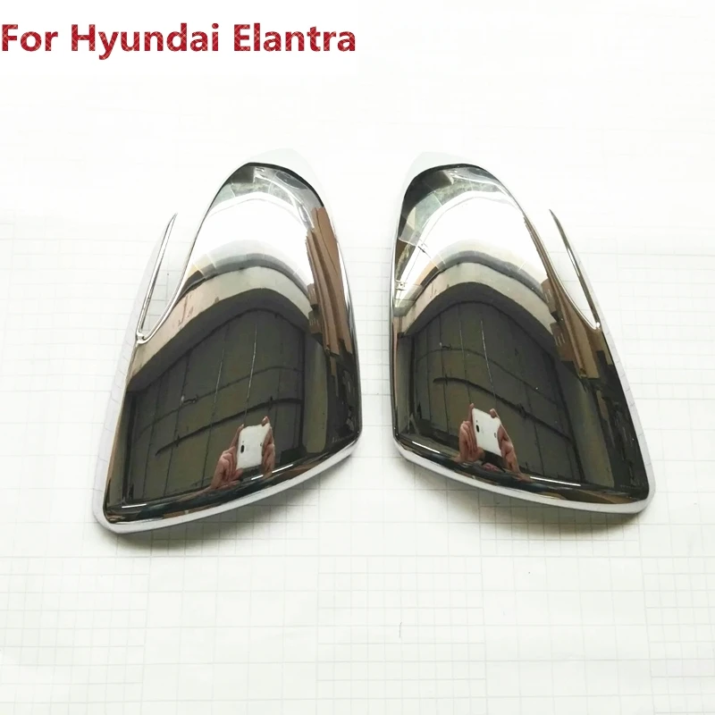 Хромированная крышка зеркала боковой двери подходит для 2016 2017 HYUNDAI ELANTRA AVANTE AD