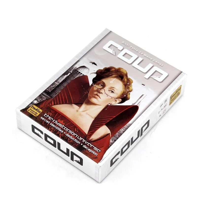 

Board Game Card Coup Game Full English Version For Party Family Reasoning Game Cards Role Play