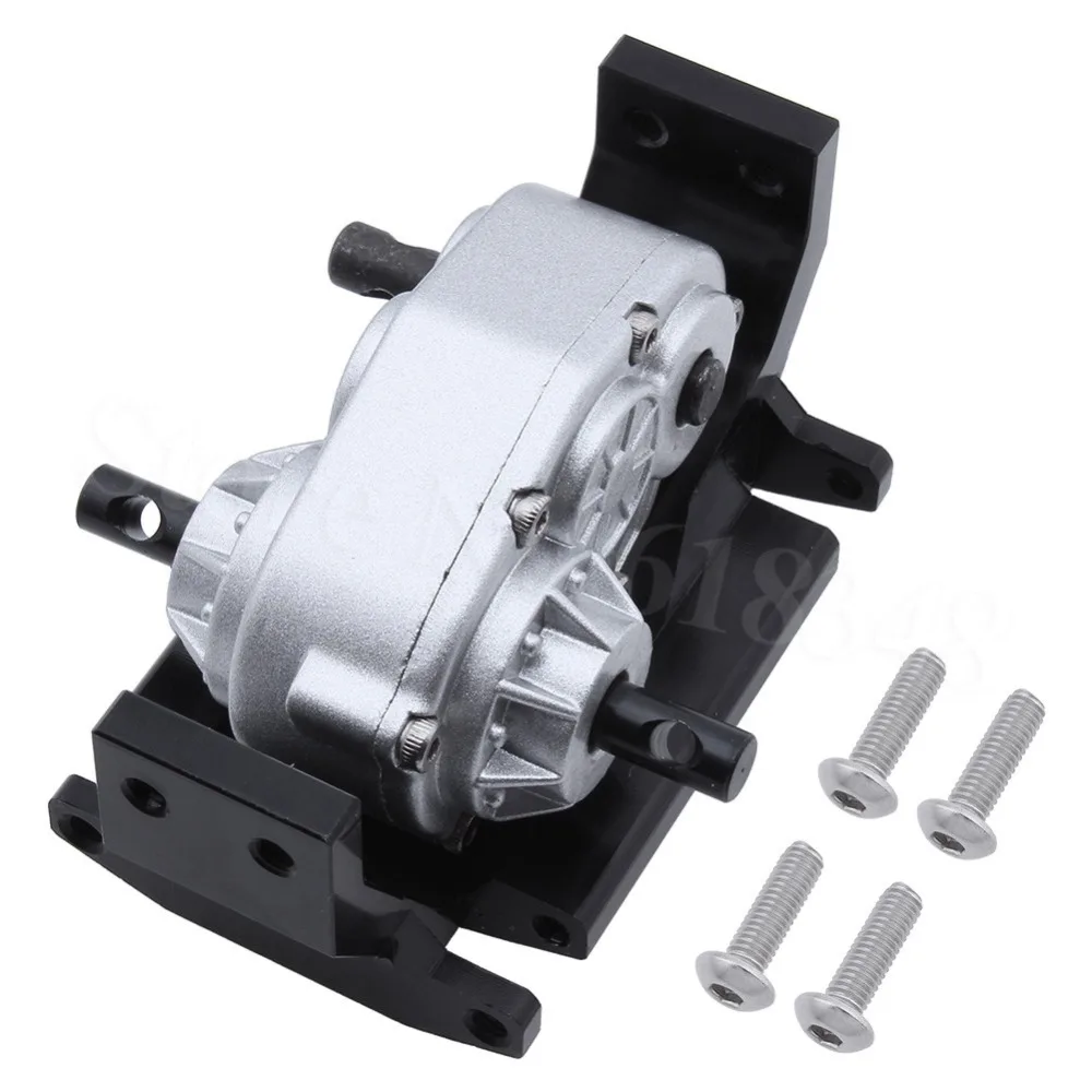 

Transfer Case w/ Mount Holder Skid Plate for Axial SCX10 Land Rover D90 RC4WD Gelande II 1/10 RC Crawler Car Accessories