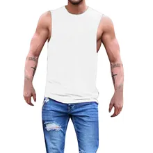 Feitong, мужские майки, мужская спортивная одежда, летняя, круглый вырез, без рукавов, однотонный, простой пуловер, топы, ropa de hombre