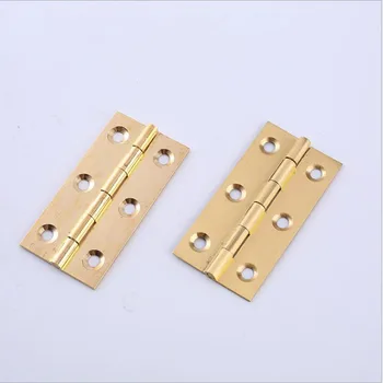 

1.5 "2" /2.5 "/3" /3.5 "/4" Copper Hinge Small Cabinet Door Hinge Craft Jewelry Box Mini Small Hinge