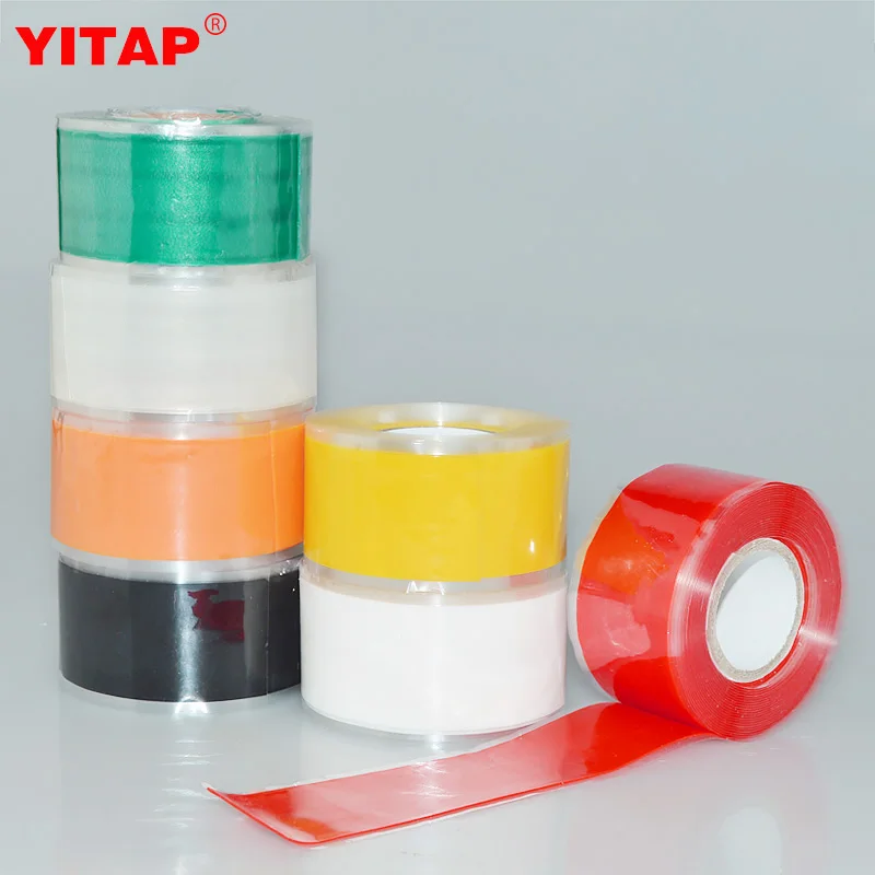 

Leakfixplumbing Non-tacky Self Vulcanizing Electrical Rubber Tape for stretching and wrapping
