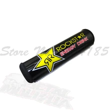 New Handlebar Round bar Pads Rockstar 200mm long For ttr klx crf bbr yzf ktm ssr Dirt Pit Bikes ATV Quad Handle Bar Parts