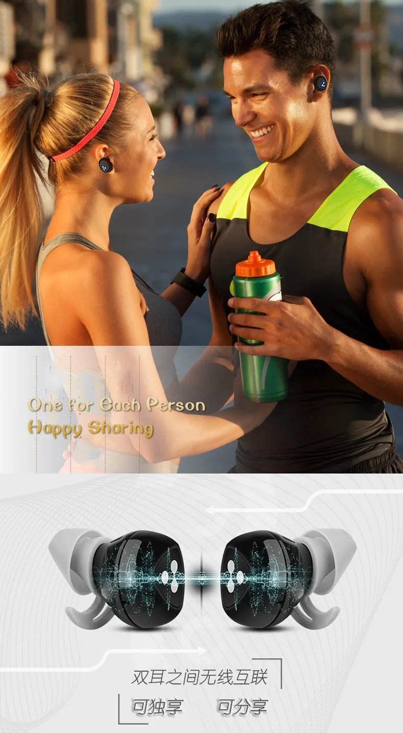 DHL Free Shipping Syllable D900S Real Wireless Earphones Ecouteurs Auriculares Deportivos Mini Fone De Ouvido Bluetooth Telefono