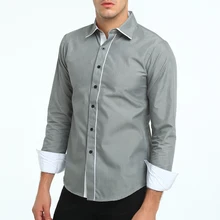 Бренд, модная мужская рубашка, топы с длинными рукавами, деловые рубашки высокого качества, мужские рубашки, приталенные мужские рубашки XXXL