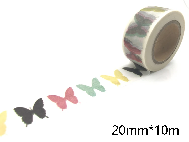 Jiataihe васи лента цветная бабочка декор ремесло diy лента декоративная лента 1 шт./лот