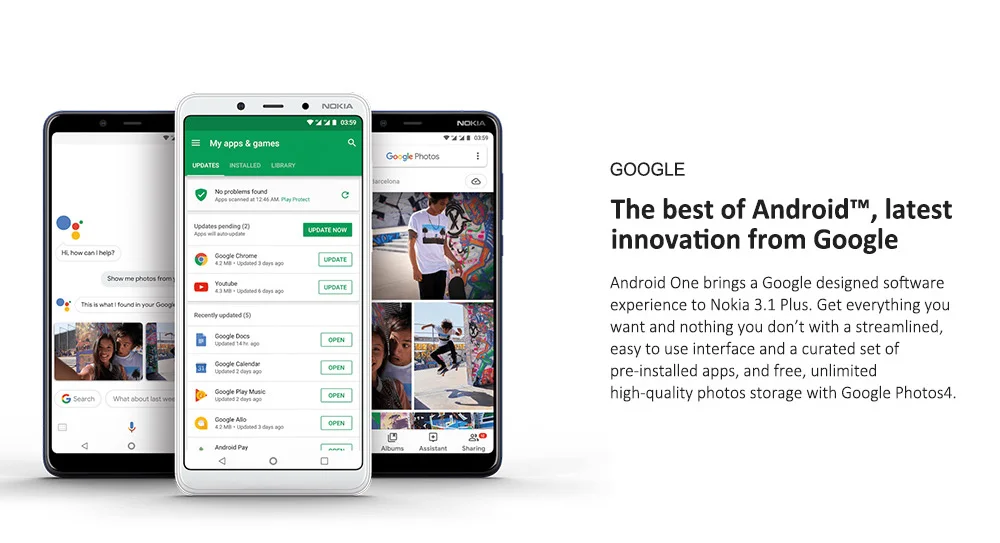 NOKIA 3.1 PLUS 4G Smartphone