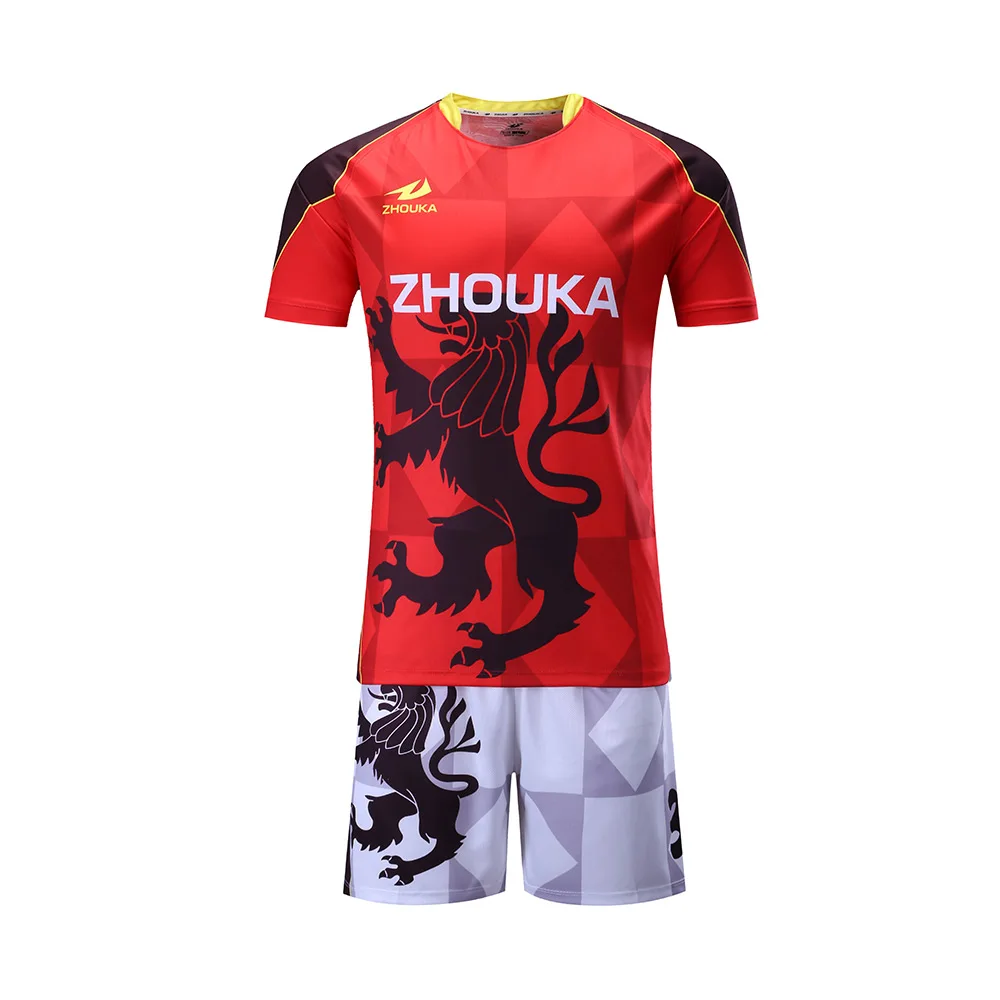 

2019 latest design quick dry football training kits custom kids adult breathable soccer club jerseys Free Shipping