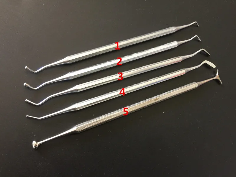

Composite Dental Composite Filling Instrument spatula Amalgam Plastic Double Ends