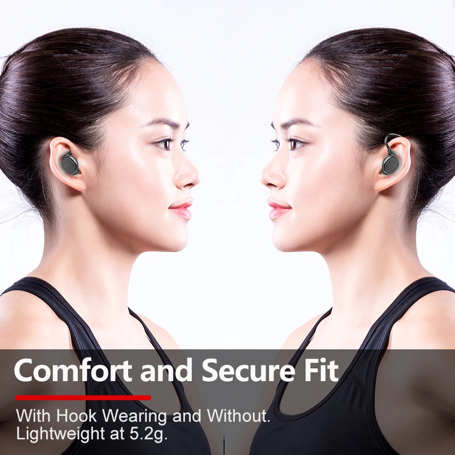 TiYiViRi Bluetooth наушники настоящие беспроводные TWS 5 0 спортивные стерео бас гарнитура