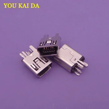 

100pcs/lot 5pin B type Female For Mobile Phone micro mini Jack Connector 5 pin Charging port Socket replacement repair parts