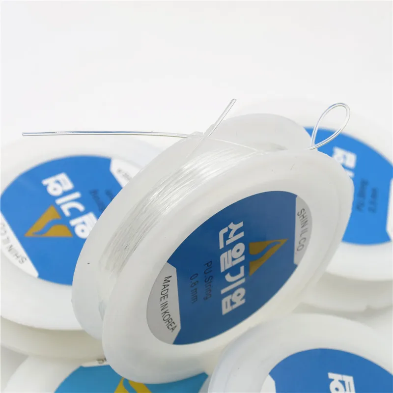 

10-20m/roll Elastic Crystal Cords Diameter 0.4 0.5 0.6 0.7 0.8 1mm Rubber Rope for Jewelry Making DIY Bracelet Findings