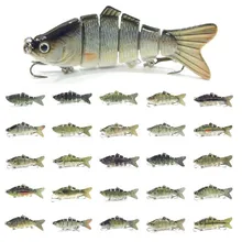 5 шт./лот 6 сегментов Рыболовная Приманка Crankbait Жесткий Bait Свежий& Мелководье Рыболовный крючок рыболовное снаряжение