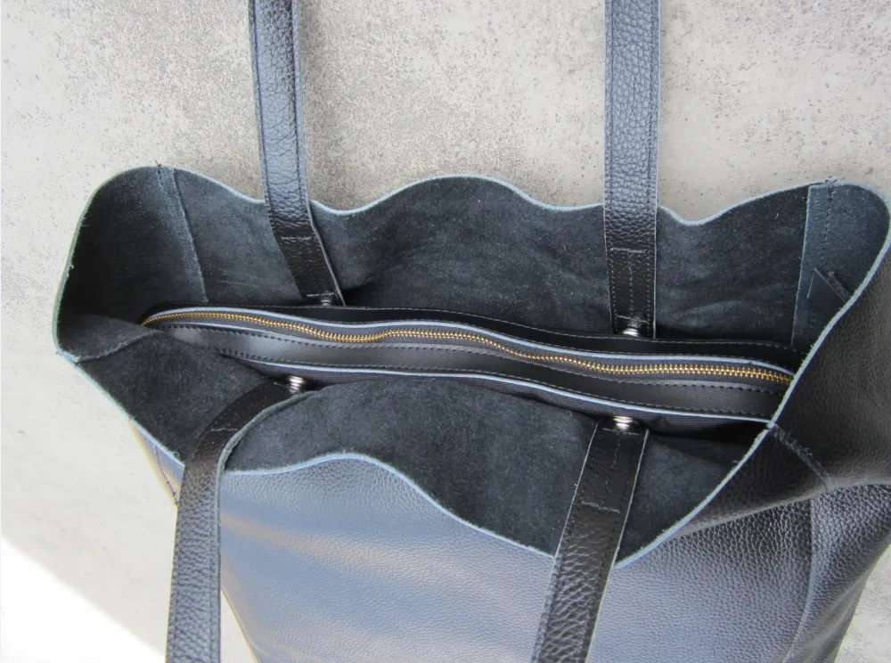 AETOO HRetro handmade original large capacity first layer cowhide shopping bag handbag shoulder bag leather handbags big bag str