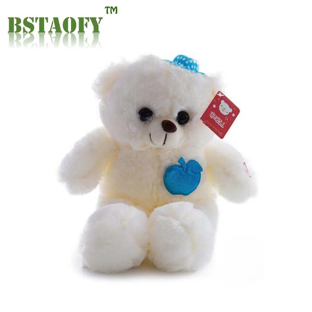 BSTAOFY Dropshipping Plush Bears with a Apple or a Heart Lovely Stuffed
